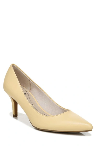 Lifestride Sevyn Pump In Butter Faux Leather
