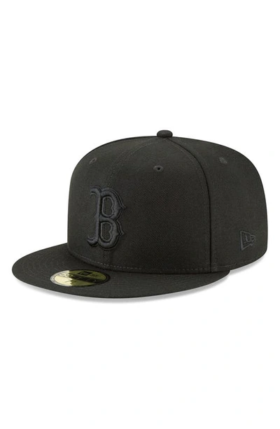 New Era Black Boston Red Sox Primary Logo Basic 59fifty Fitted Hat