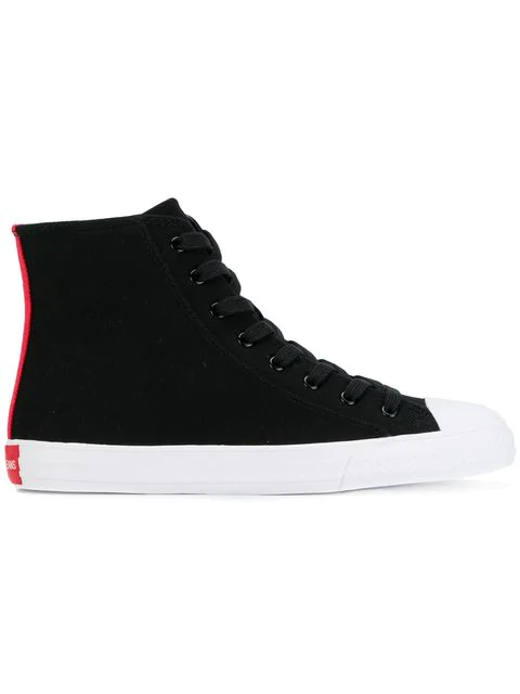 calvin klein black high tops