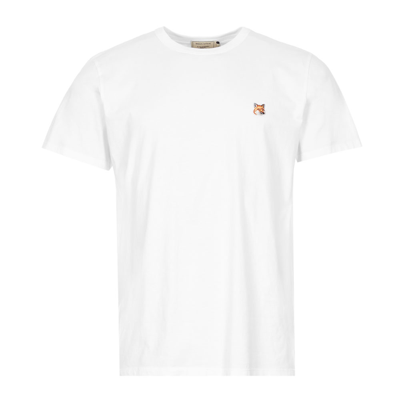 Maison Kitsuné Fox Head Patch T-shirt In White
