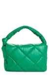 Stand Studio Wanda Quilted Faux Leather Mini Bag In Green