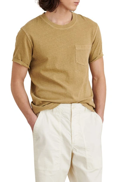 Alex Mill Pocket T-shirt In Golden Olive