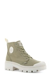 Palladium Pallabase Bootie In Taos Taupe Textile