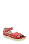 Salt Water Sandals By Hoy Kids'  Sun San® Swimmer Sandal In 610 Red