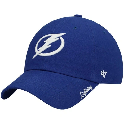 47 ' Blue Tampa Bay Lightning Team Miata Clean Up Adjustable Hat