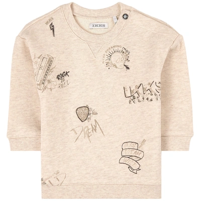 Ikks Kids' Graphic Sweatshirt Beige