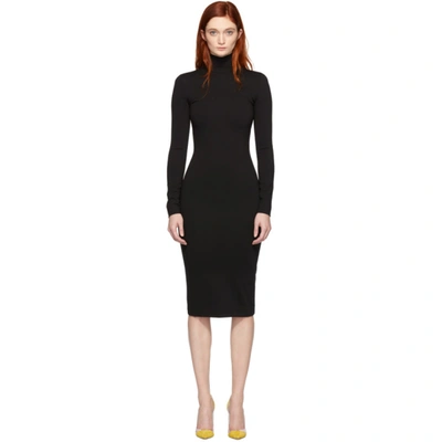 Dsquared2 Turtleneck Dress In Black