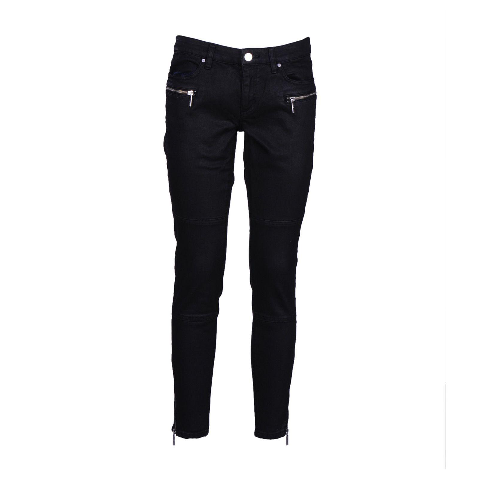 Michael Michael Kors Zip Pocket Skinny Trousers In Black | ModeSens