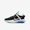 Nike Air Zoom Crossover Big Kids' Basketball Shoes In Black,mint Foam,white,metallic Red Bronze