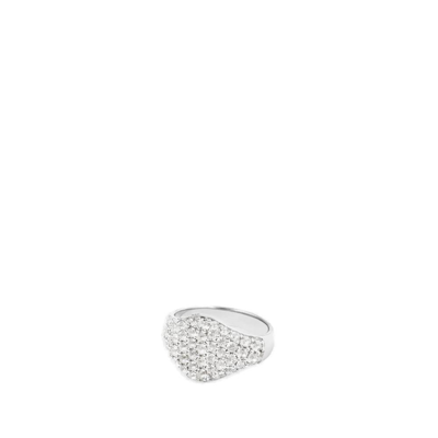 Tom Wood Ring Mini Oval Cocktail Aus Silber In Silver