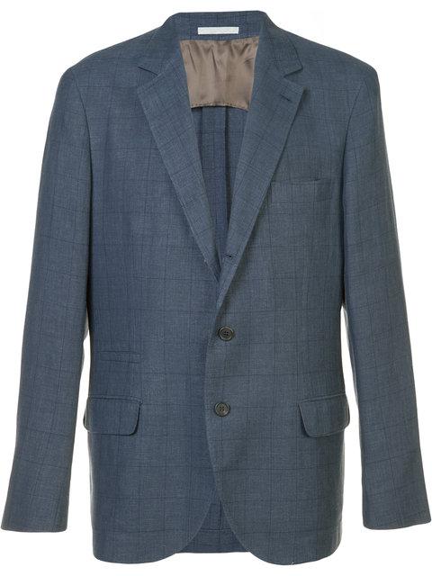 Brunello Cucinelli Checked Suit Jacket | ModeSens