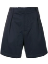 E. Tautz Tailored Shorts In Blue
