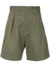 E. Tautz Tailored Shorts In Green