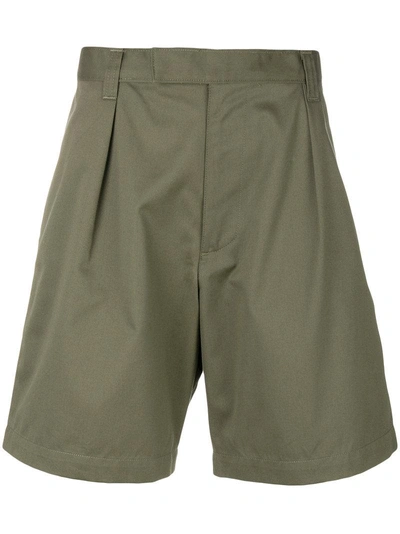 E. Tautz Tailored Shorts In Green