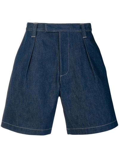 E. Tautz Tailored Shorts In Blue