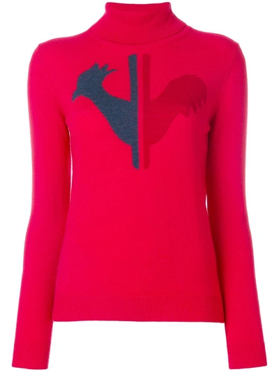 Rossignol Logo Patch Sweater - Red