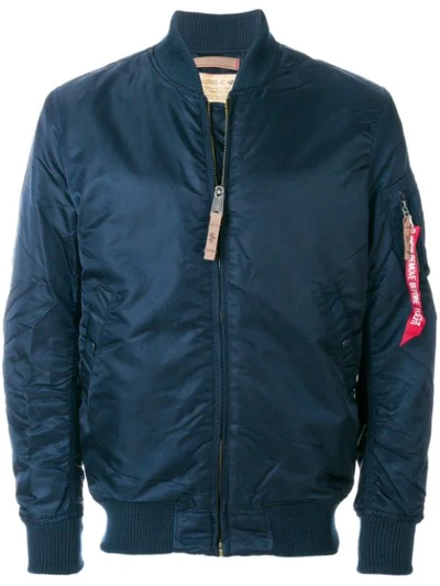 Alpha Industries Classic Bomber Jacket In Blue
