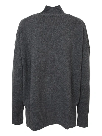 Jil Sander High Neck Sweater Clothing In Grey