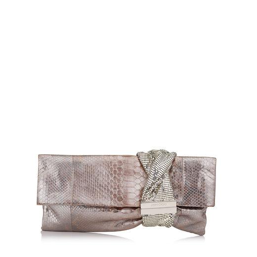 jimmy choo snakeskin clutch