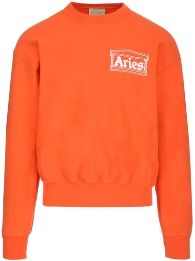 Aries Arise Mens Orange Other Materials Sweatshirt