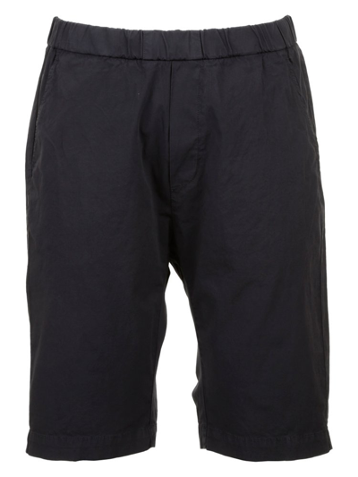 Barena Venezia Agro Pestrin Stretch-cotton Shorts In Black