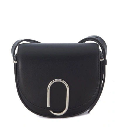 3.1 Phillip Lim / フィリップ リム Alix Mini Saddle Black Leather Shoulder Bag In Nero