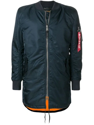Alpha industries longline bomber sale