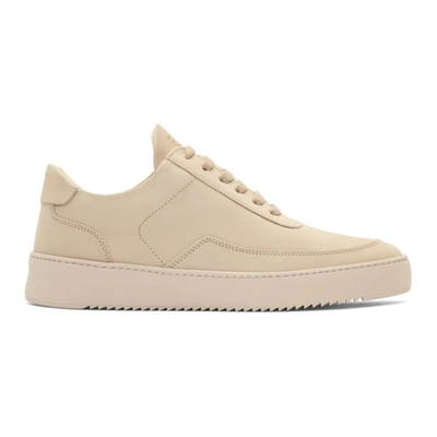 Filling Pieces Mondo Low-top Leather Sneakers In Neutrals