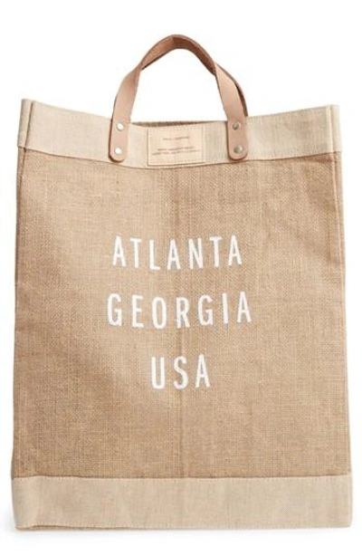 Apolis Market Bag - Beige In Atlanta