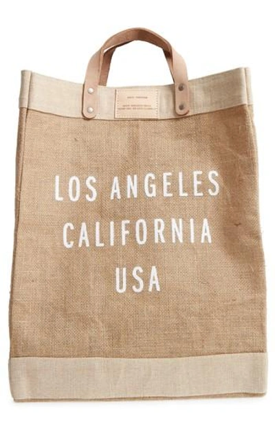 Apolis Market Bag - Beige In Los Angeles