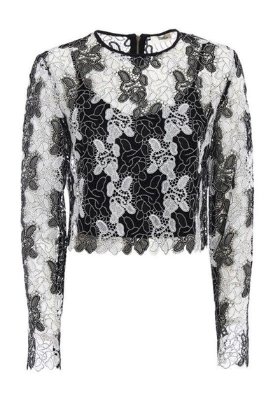 Diane Von Furstenberg Lace Knit In Black