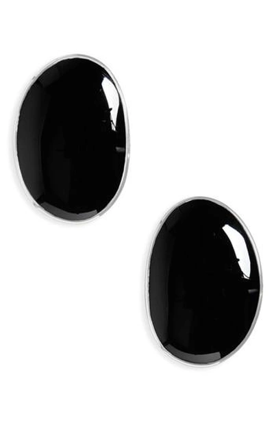 Sophie Buhai Sabine Onyx Earrings In Silver