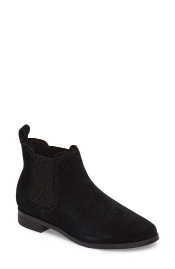 black suede women's ella booties