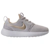 Nike Women's Roshe Two Casual Sneakers From Finish Line In Light Bone/metallic Gold