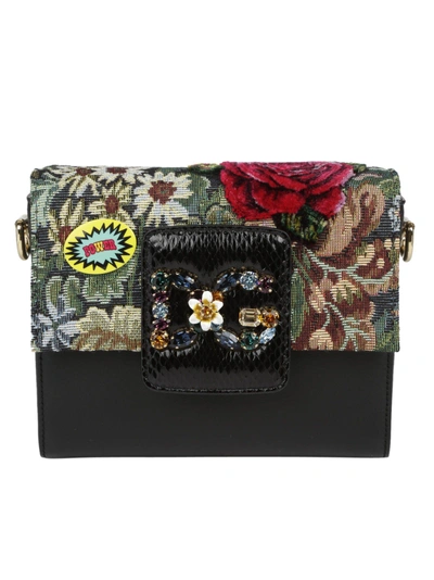 Dolce & Gabbana Millennials Shoulderbag In Multicolor-nero