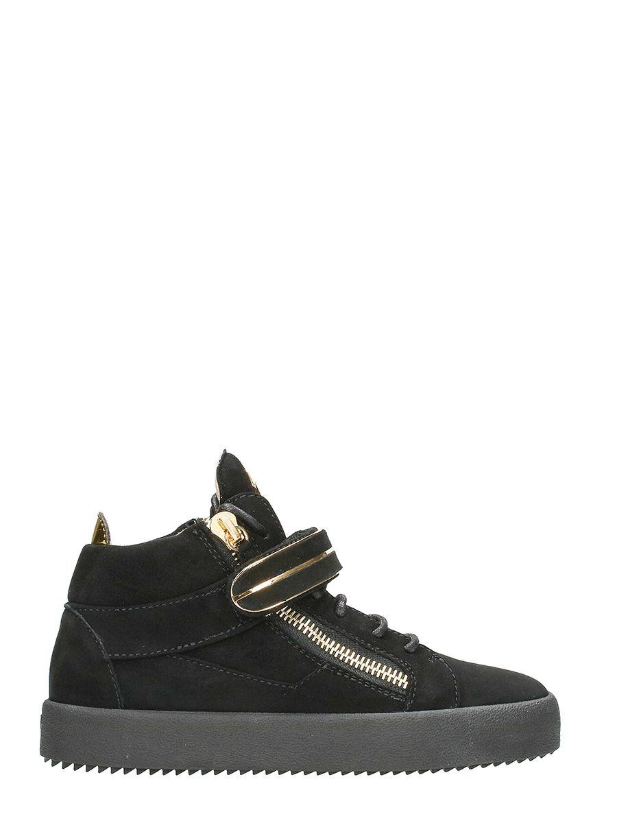 giuseppe zanotti suede sneaker