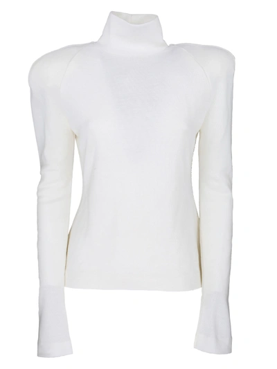 Haider Ackermann Roll Neck Sweater In White