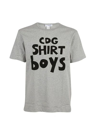 Comme Des Garçons Shirt Comme Des Garcons Shirt Boys T-shirt In Grigio