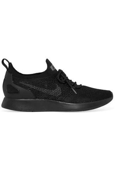 Nike Air Zoom Mariah Flyknit Racer Sneaker In Black