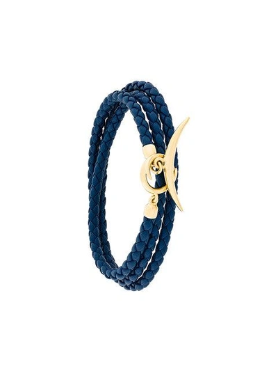 Shaun Leane Quill Wrap Bracelet In Blue