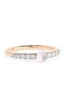 Pomellato M'ama Non M'ama 18-karat Rose Gold, Diamond And Moonstone Ring