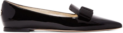 Jimmy Choo Black Patent Gala Loafers