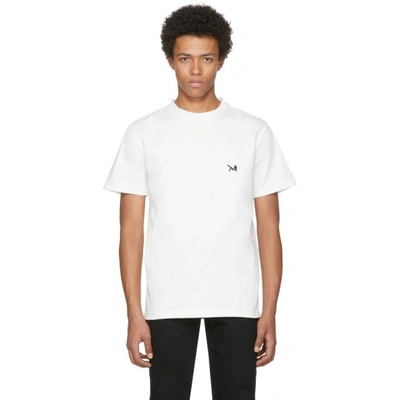 Calvin Klein 205w39nyc White Logo T-shirt In 101 White