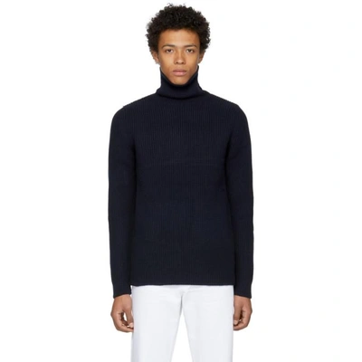 Apc Navy Malcolm Turtleneck