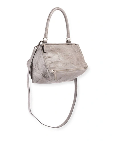 Givenchy Pandora Pepe Medium Satchel Bag In Light Gray