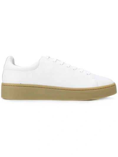 Stampd Lace-up Sneakers In White