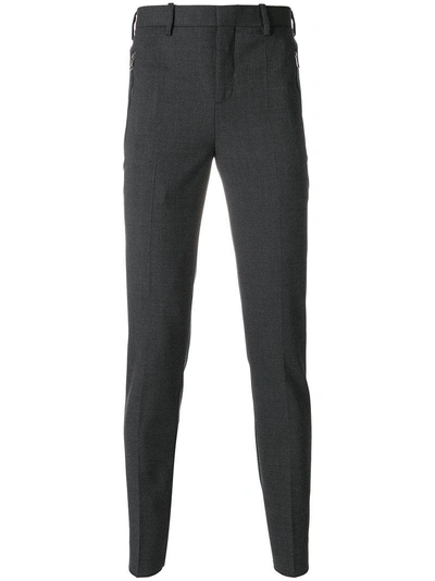 Neil Barrett Slim Fit Tailored Trousers - Grey