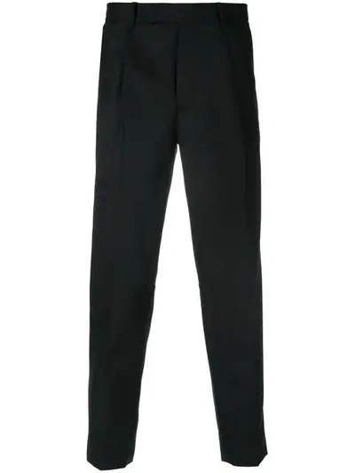 Moncler Classic Tailored Trousers In Black