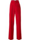 Red Valentino High Waist Straight Trousers
