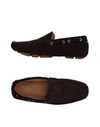 A.testoni Loafers In Dark Brown